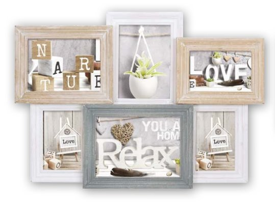 ZEP Vincennes - Wood - Multicolour - Picture frame set - Wall -...
