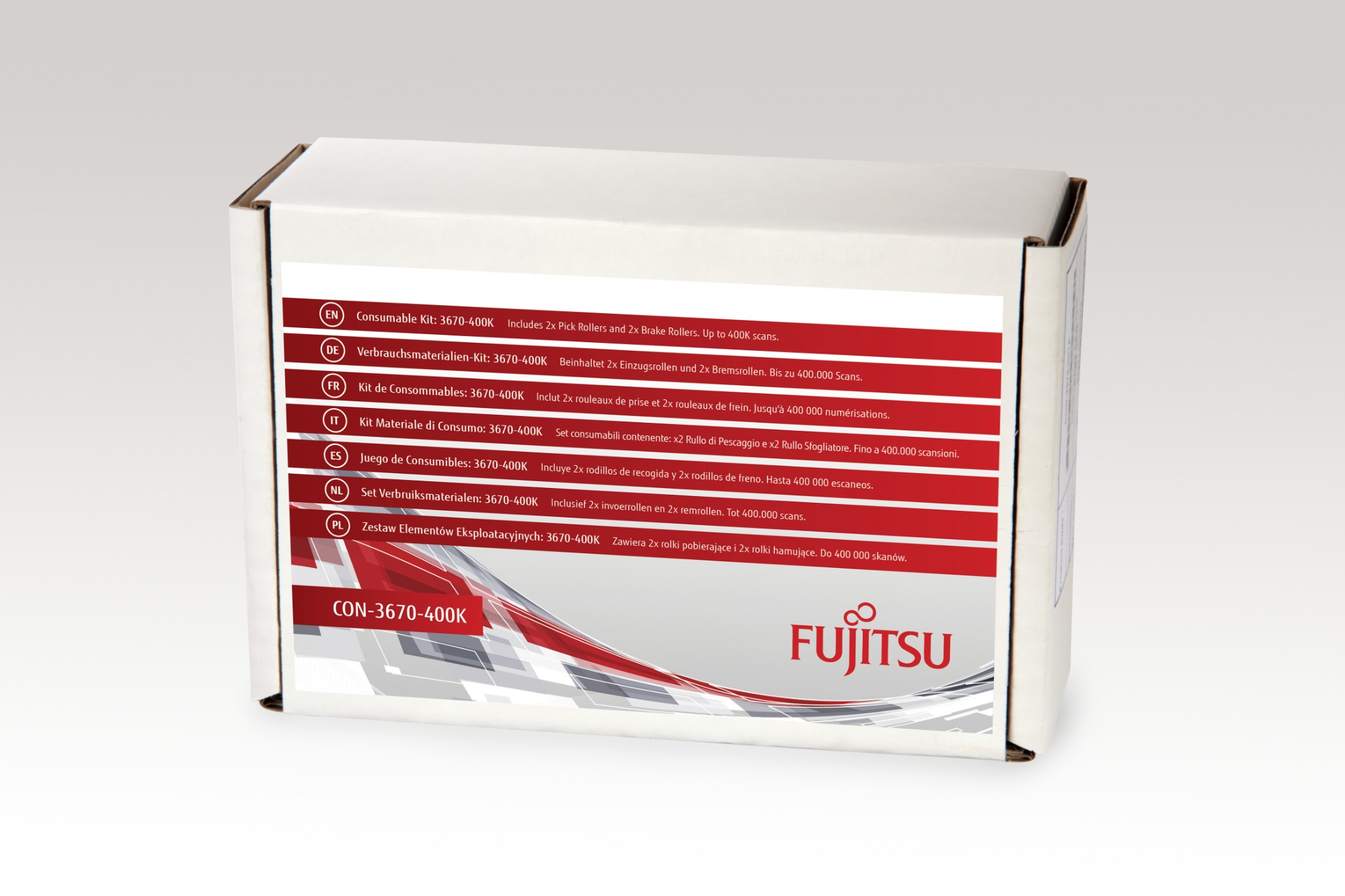 Fujitsu 3670-400K Förbrukningsutrustning