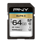 PNY Elite-X 64 GB SDXC UHS-I Class 10
