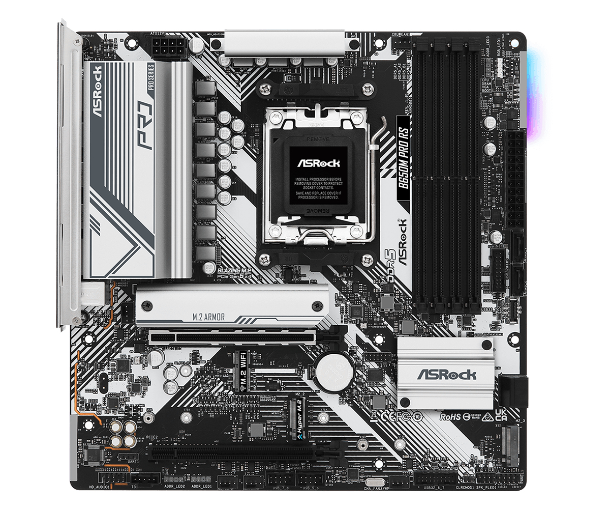 Image of Asrock B650M Pro RS AMD B650 Socket AM5 micro ATX