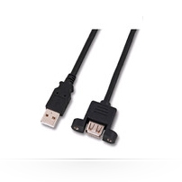 Microconnect USB2.0-A - USB2.0-A, 1.8m USB cable USB A Black