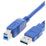 Helos 014682 USB-kabel 1,8 m USB 3.2 Gen 1 (3.1 Gen 1) USB A USB B Blauw