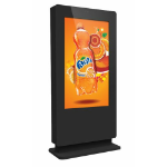 Allsee Technologies OT43E4 Signage Display Kiosk design 109.2 cm (43") Wi-Fi 2500 cd/m² Full HD Black Built-in processor Android 5.1.1 24/7