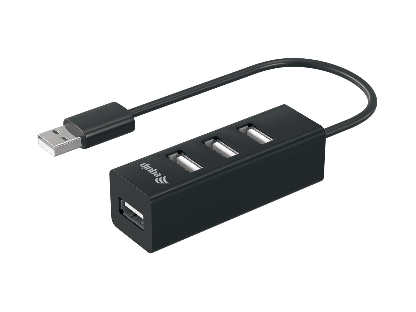 Photos - Card Reader / USB Hub Equip 4-Port USB 2.0 Hub 128955 