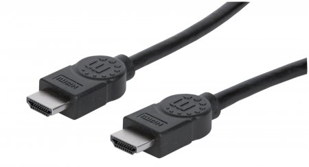 Image of Manhattan HDMI Cable with Ethernet, 4K@30Hz (High Speed), 1.8m,...
