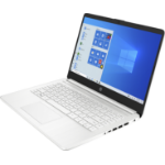 HP 14s-fq0005na Laptop 35.6 cm (14") Full HD AMD Ryzen™ 3 3250U 4 GB DDR4-SDRAM 128 GB SSD Wi-Fi 5 (802.11ac) Windows 10 Home in S mode White