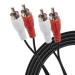 Maplin Twin RCA Phono to Twin RCA Phono Cable - 3m
