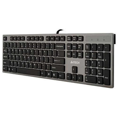 A4T ech KV-300H keyboard USB QWERTY Black, Grey