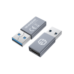 GRAUGEAR G-AD-CTA-10G cable gender changer USB-A USB-C Silver