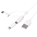 LogiLink CU0126 USB cable 1 m USB A White