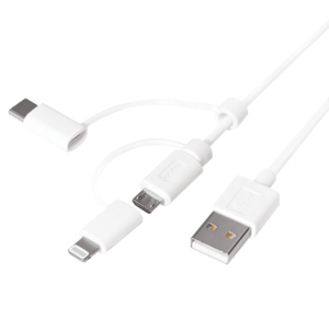 Image of LogiLink CU0126 USB cable 1 m USB A White