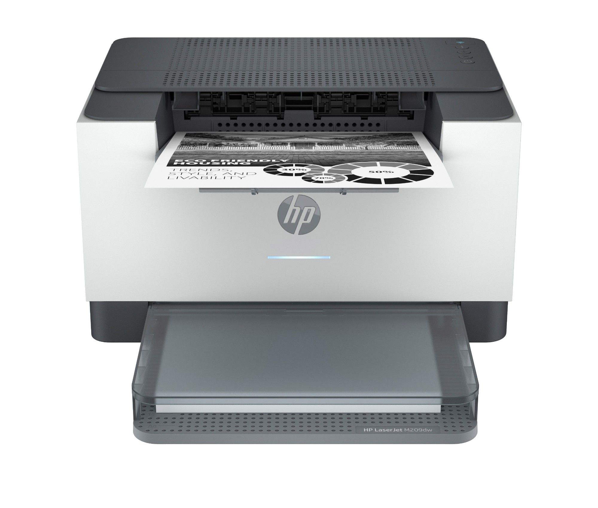 HP LaserJet M209dw Wireless Black and white Printer. Duplex