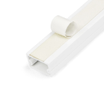 StarTech.com Stevige Zelfklevende Kabelgoot met Deksel, 19mm B x 11mm H 1m L, PVC Draadgoot / Muurlijst voor Netwerk- en Voedingskabels, Max 6 kabels, UL Listed