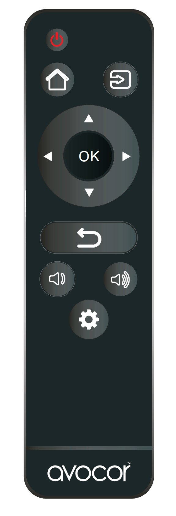 Avocor Remote for AVF, AVG, AVW Series Displays