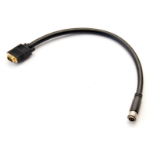 Kindermann 7484000105 video cable adapter 0.35 m VGA (D-Sub) Black