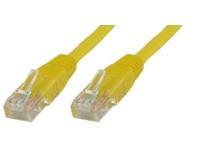 Microconnect Cat6 UTP 0.5m networking cable Yellow U/UTP (UTP)