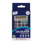 CTS Wholesale Pocket Calculator - Black & Silver 8 digit