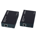 Lindy 38139 AV extender AV transmitter & receiver Black