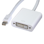 Cablenet 20cm Mini DisplayPort Male DVI Fem1080p 60Hz White Adaptor