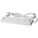 SMJ Electrical SMJ 4 Socket Extension Lead 13A with 2x USB-A Ports Surge Protection 2m White