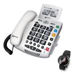 Geemarc Telecom Serenities Analog/DECT telephone Caller ID White