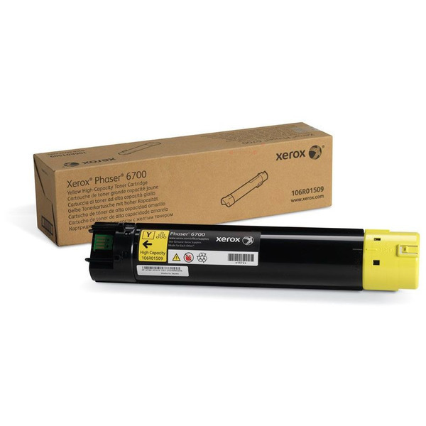 Xerox 106R01509 Toner yellow high-capacity, 12K pages/5% for Xerox Phaser 6700