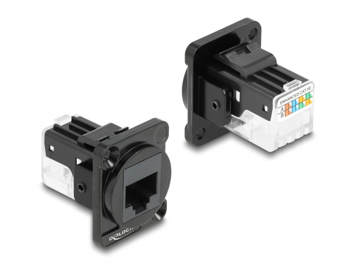 EU Product - D-Typ Modul RJ45 Cat.6A Buchse zu LSA thumbnail