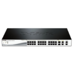 D-Link DES-1210-28P nätverksswitchar hanterad L2 Strömförsörjning via Ethernet (PoE) stöd
