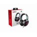 MSI IMMERSE GH50 7.1 Virtual Surround Sound RGB Gaming Headset 'Black with Ambient Dragon Logo, RGB Mystic Light, USB, inline audio controller, 40mm Drivers, detachable Mic'