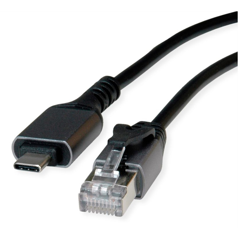 VALUE 12.99.1167-10 RJ-45 USB Type C Black