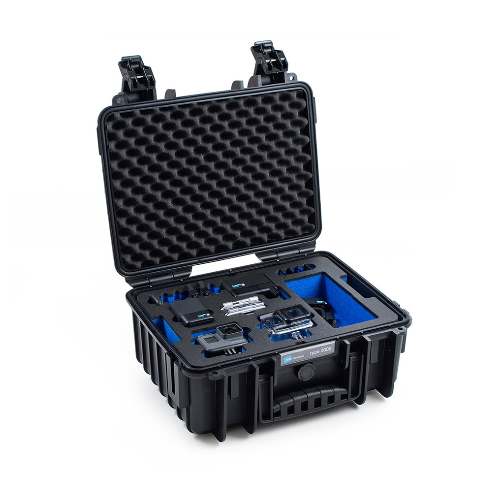 B&W 3000 GoPro Hero 5/6/7 Hard case Black. Blue