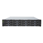 Infortrend JB 3012 disk array Rack (2U) Black, Grey