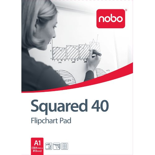 Image of Nobo Flipchart Pad Squared 40 sheets ( A1)
