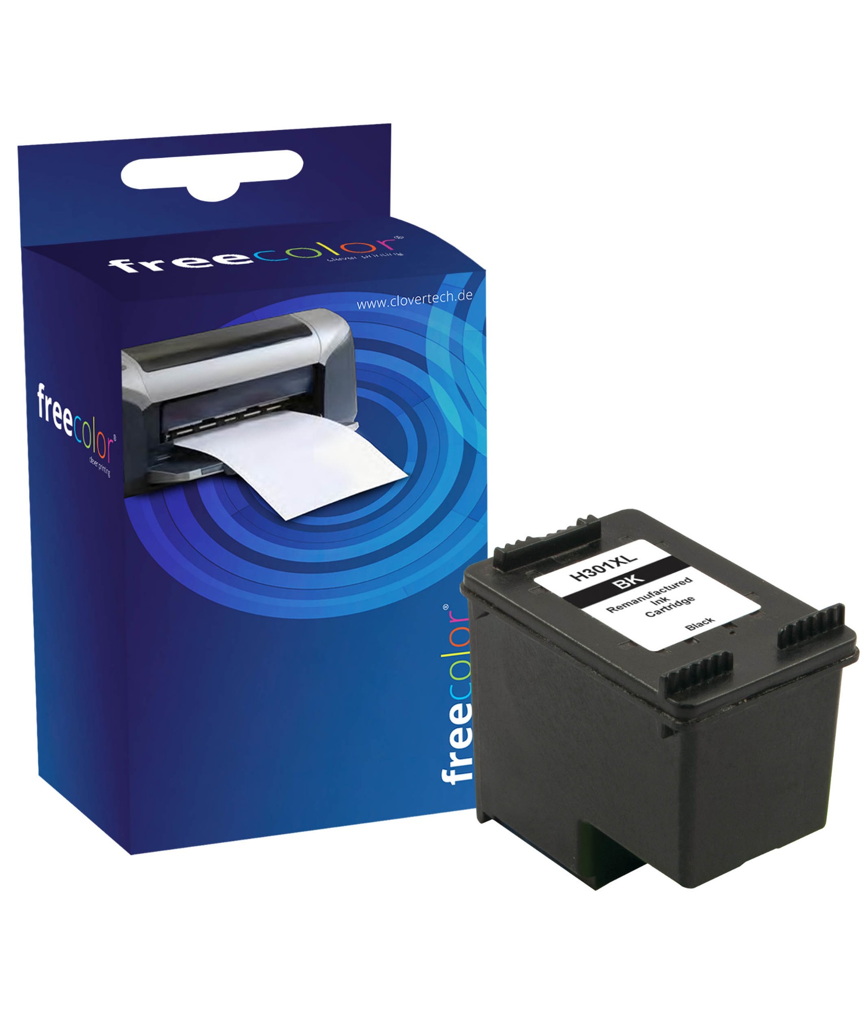 Freecolor HP563EE-INK-FRC ink cartridge 1 pc(s) Black