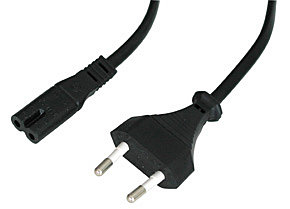 Photos - Cable (video, audio, USB) Lindy 30421 power cable Black 2 m CEE7/16 C7 coupler 