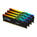 Kingston Technology FURY Beast 128GB 5600MT/s DDR5 CL40 DIMM (Kit of 4) RGB XMP