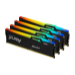 Kingston Technology FURY Beast RGB memory module 128 GB 4 x 32 GB DDR5 2600 MHz