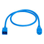 Eaton P035-003-ABL power cable Blue 35.4" (0.9 m) IEC C20 C21 coupler