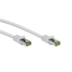 Goobay GHMT-certified CAT 8.1 S/FTP Patch Cord, AWG 26, white, 3m