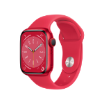 Apple Watch Series 8 OLED 41 mm Digitaal 352 x 430 Pixels Touchscreen 4G Rood Wifi GPS