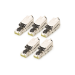 Digitus CAT 6A Field Termination Plug, STP with dust cap, bend relief - 5 pcs.