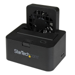 StarTech.com SDOCKU33EF storage drive docking station USB 3.2 Gen 1 (3.1 Gen 1) Type-B + eSATA Black