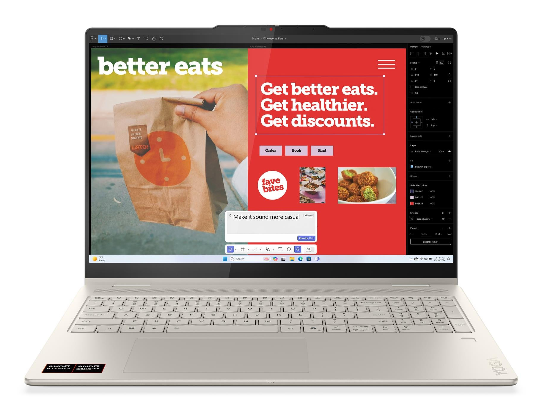 Lenovo Yoga 7 2-in-1 16AKP10 16 inches 340 16GB 512GB 83JU0001US Laptop