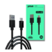 PREVO USBA-USBC-2M USB cable USB 2.0 Black