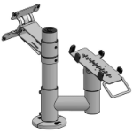 Ergonomic Solutions 300mm SP2 pole with top and