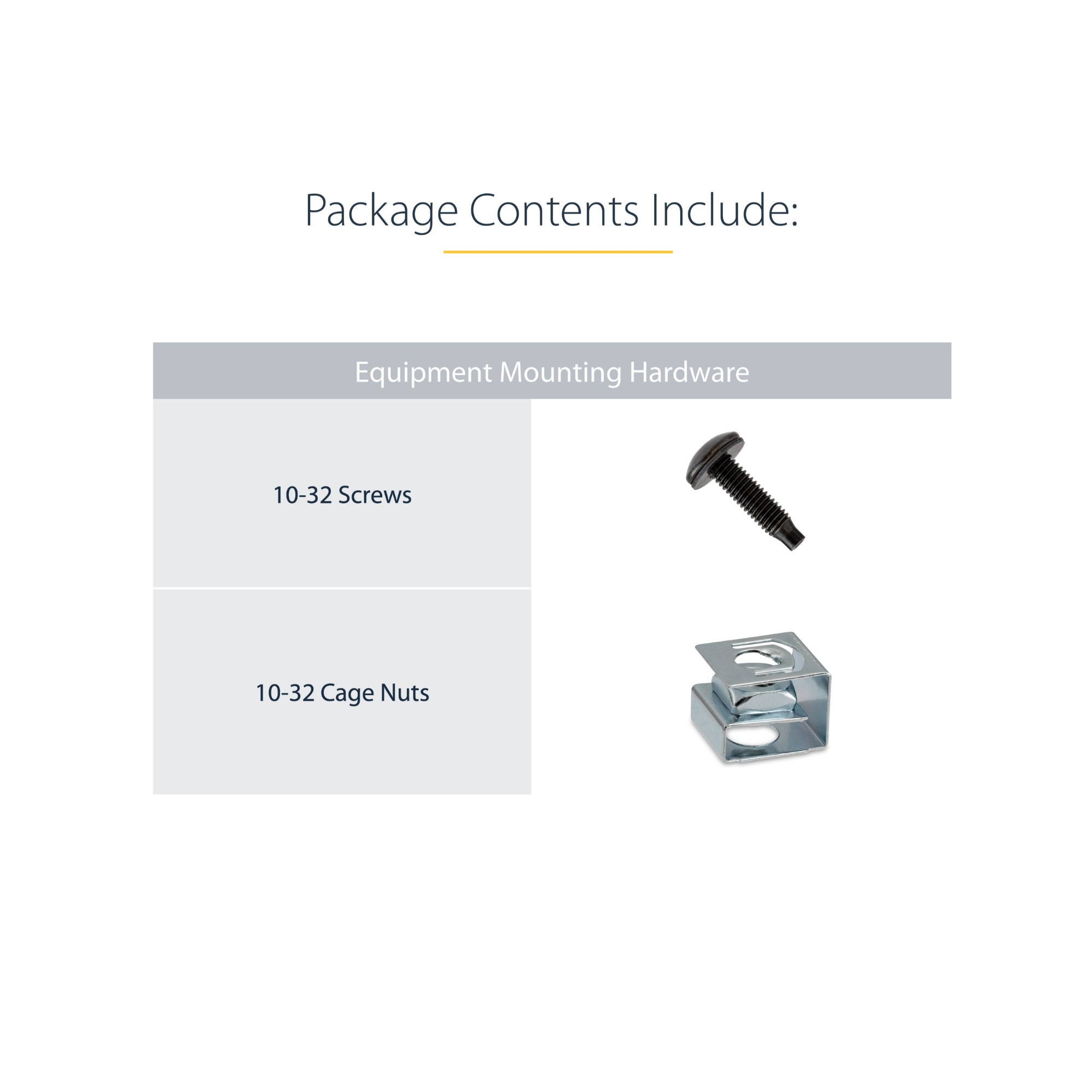 StarTech.com Rail Depth Adapter Kit for Server Racks - 1U