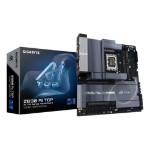 GIGABYTE Z890 AI TOP Motherboard - Supports Intel Core Ultra (Series 2) CPUs, 16+1+2 phases VRM, up to 9500MHz DDR5 (OC), 1xPCIe 5.0 + 3xPCIe 4.0 M.2, Wi-Fi 7, 10 GbE LAN, Thunderbolt 5