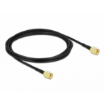 DeLOCK Antenna Cable RP-SMA plug to RP-SMA plug LMR/CFD100 2 m low loss