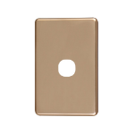 4Cabling 4C | Classic 1 Gang Switch Cover Plate - Gold