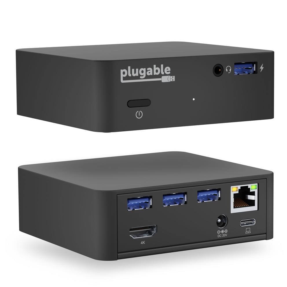 Image of PLUGABLE TECHNOLOGIES USB-C & TBT3 Dock 85W PD